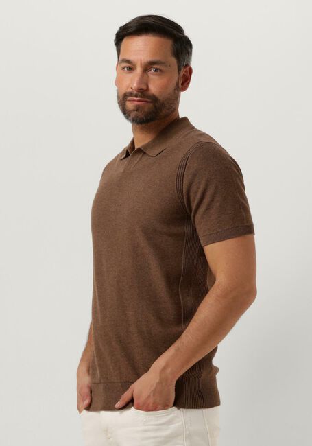 DSTREZZED Polo DS_MERCURY SHORT SLEEVE POLO en marron - large