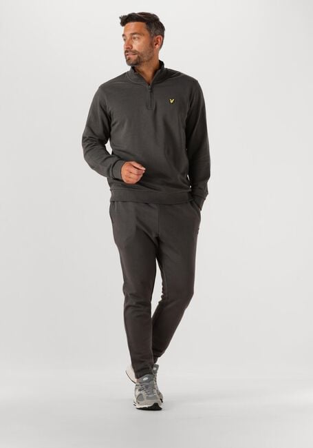 LYLE & SCOTT Chandail LOOPBACK QUARTER ZIP SWEAT en gris - large