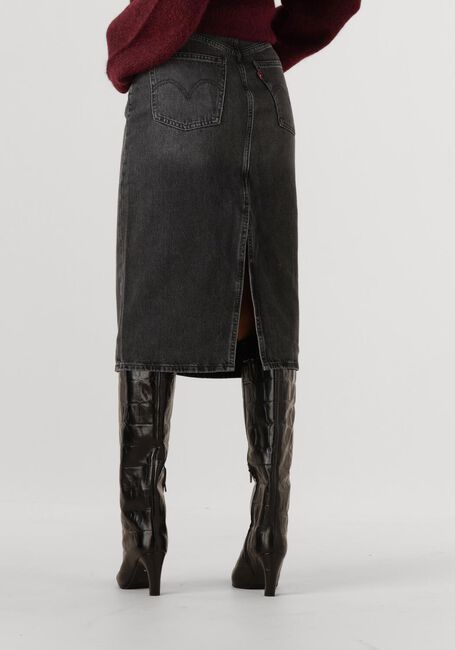LEVI'S Jupe midi HR BACK SLIT SKIRT WANDERING SPIRIT CLE Gris foncé - large