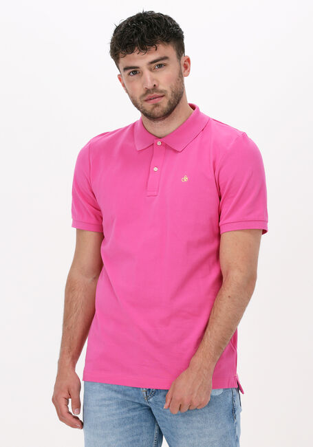 SCOTCH & SODA Polo CLASSIC PIQUE POLO IN ORGANIC COTTON en rose - large