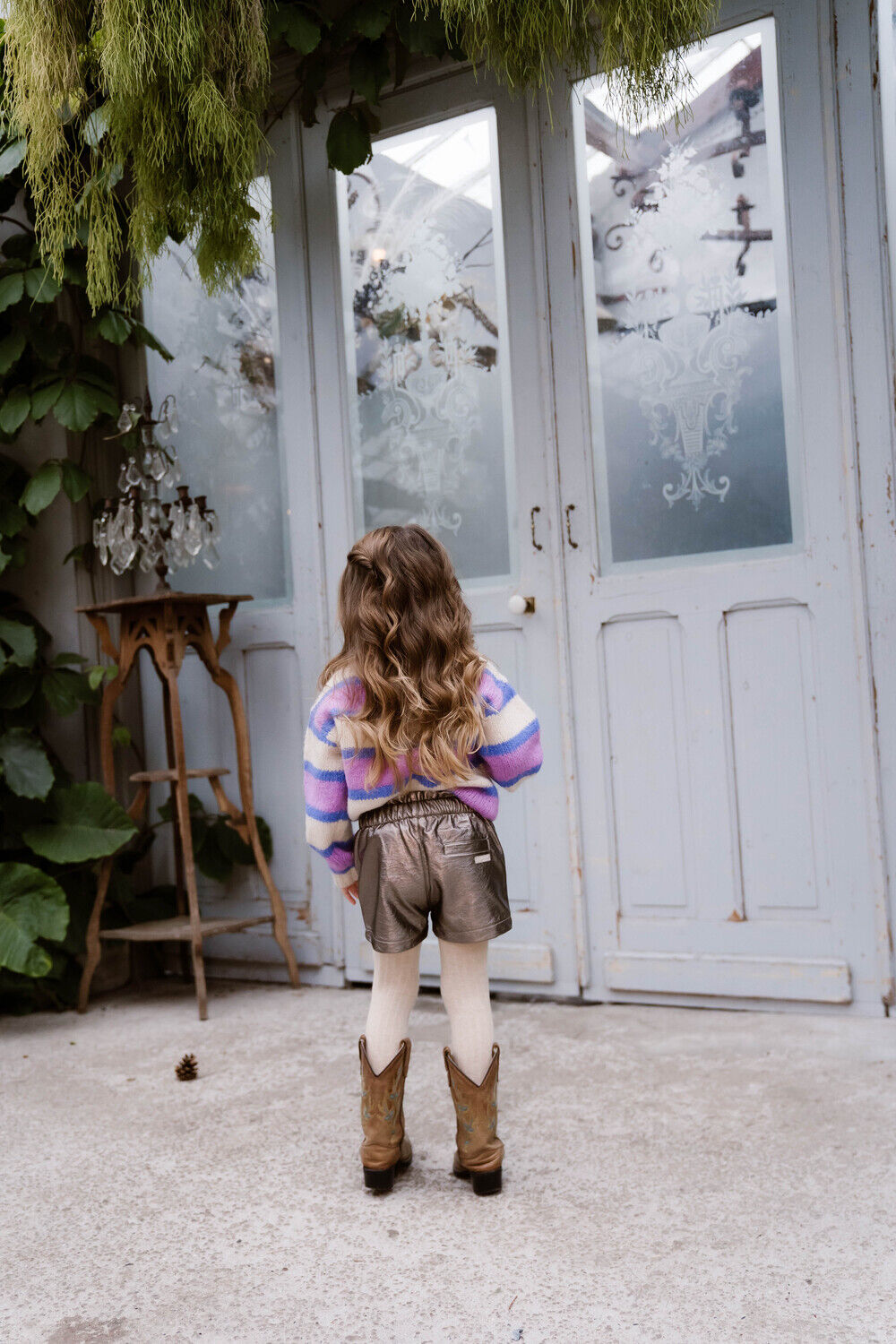 Zand DAILY7 Trui KNITTED SWEAT FANCY STRIPE - large