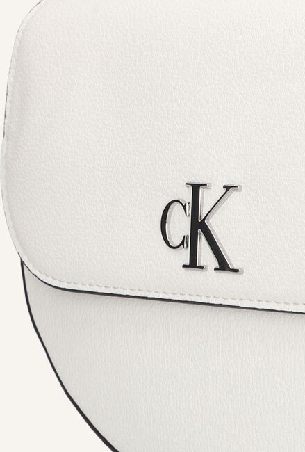 Witte CALVIN KLEIN Schoudertas MINIMAL MONOGRAM SAD Witte CALVIN KLEIN Schoudertas MINIMAL MONOGRAM SAD - large
