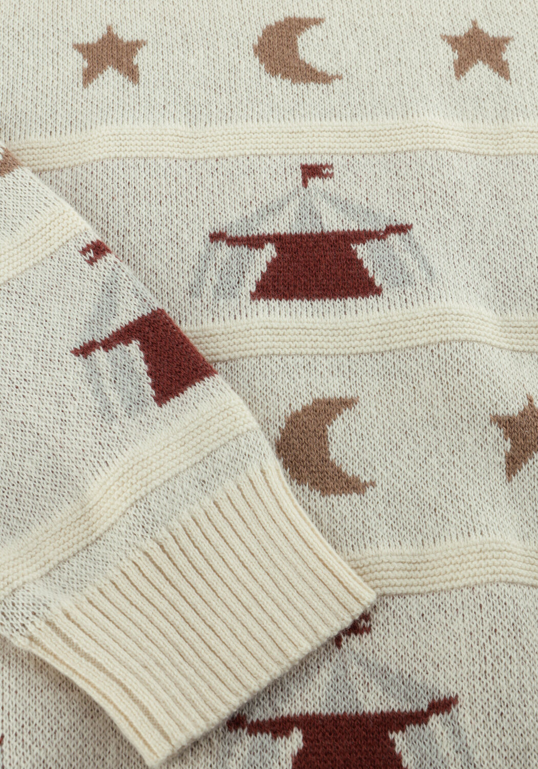 LIL' ATELIER Pull NMMLAMAI LS KNIT LIL &Eacute;cru - large