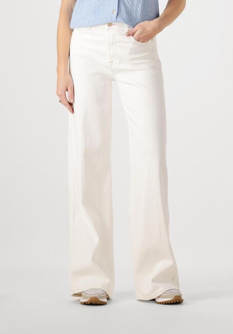 7 FOR ALL MANKIND Wide jeans LOTTA SUGAR Blanc - large