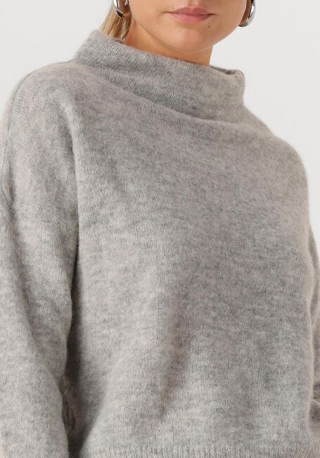 Lichtgrijze BY-BAR Trui VINN PULLOVER - large