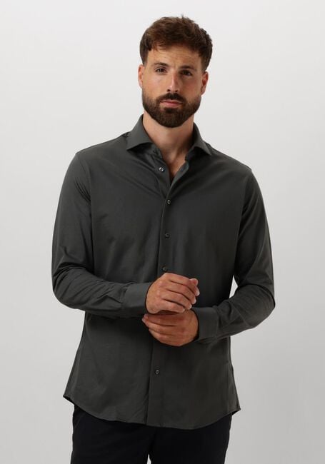PROFUOMO Chemise classique SHIRT CUTAWAY SF SC KNITTED en vert - large