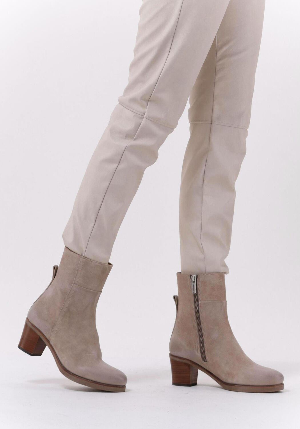 Beige SHABBIES Enkellaarsjes 183020329 Omoda