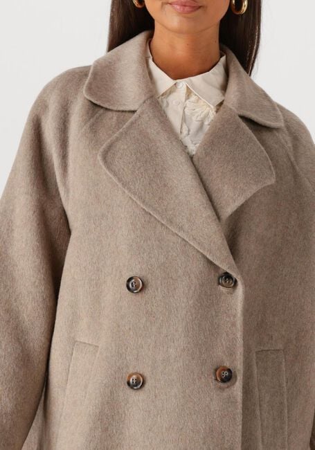 SUMMUM Manteau JACKET CLASSIC WOOL en beige - large