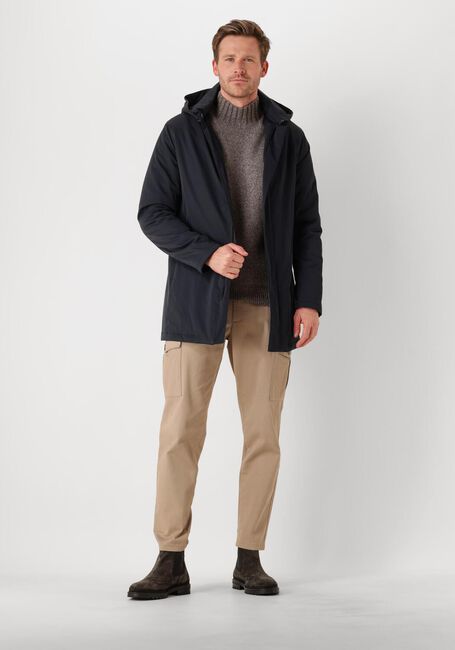 PROFUOMO Parkas OUTERW RAINC MGNT LNG Bleu foncé - large