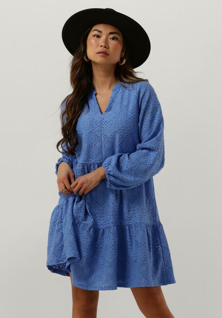 OBJECT Mini robe OBJFEODORA GIA L/S DRESS Bleu clair - large