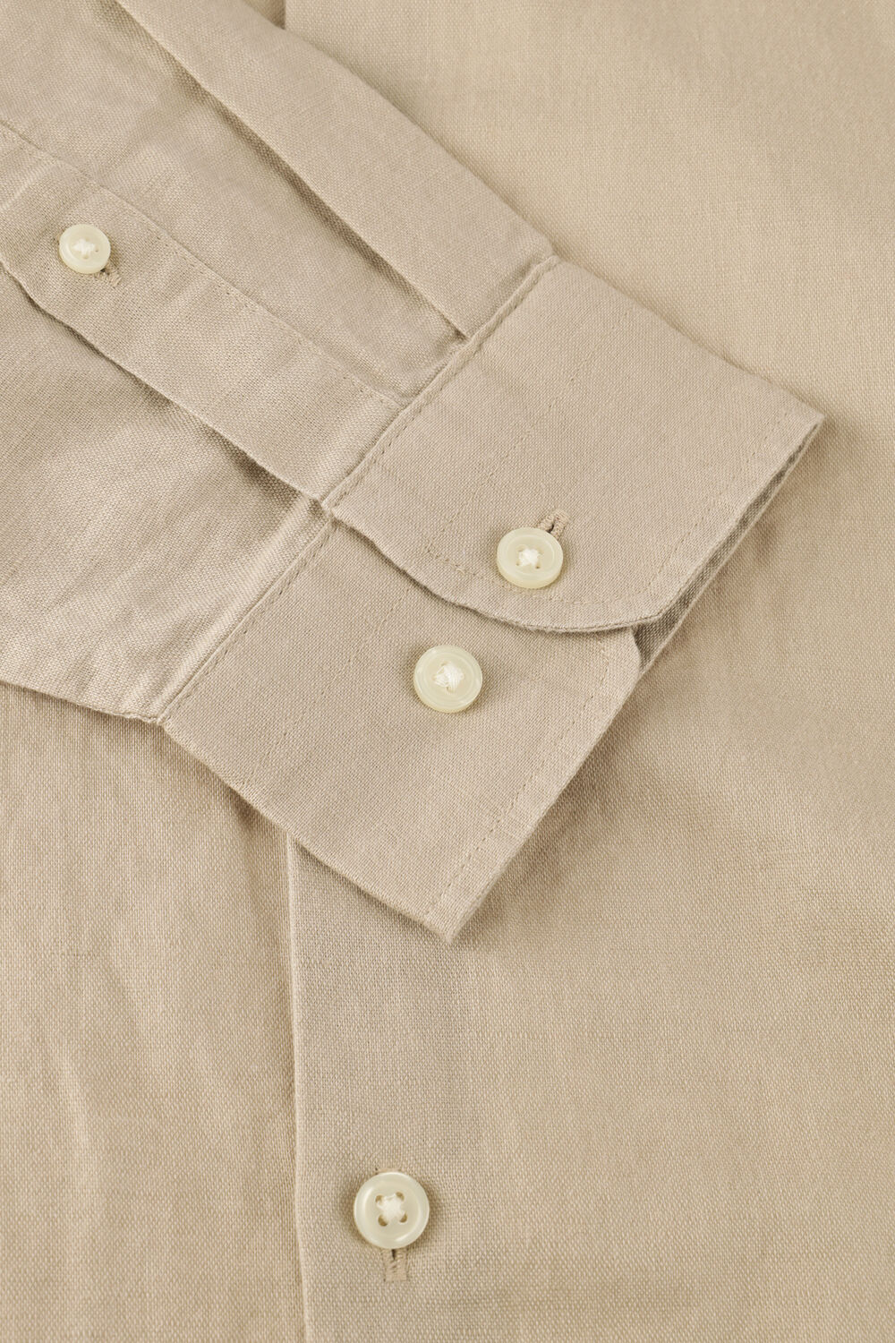 SELECTED MEN Chemise d&eacute;contract&eacute; SLHREGCLAY LINENBLEND LS SHIRT CLA NOOS Sable - large