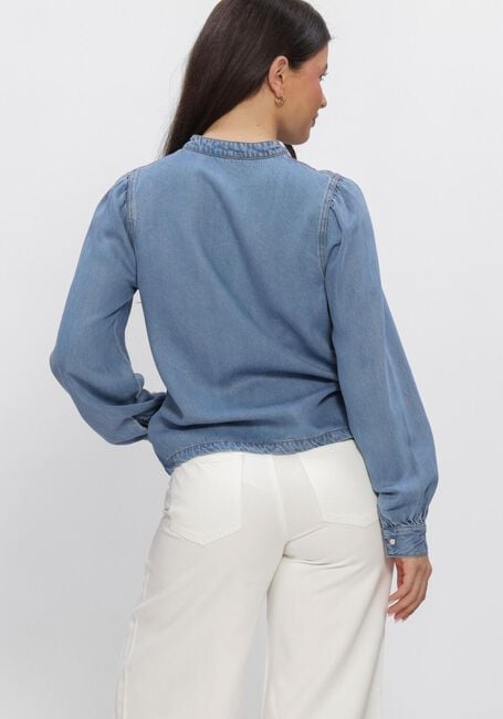 OBJECT OBJFRAME V-NECK RE DENIM TOP Hauts & T-shirts en bleu - large