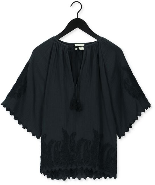 Grijze SISSEL EDELBO  SANDRA ORGANIC COTTON BLOUSE Grijze SISSEL EDELBO  SANDRA ORGANIC COTTON BLOUSE - large