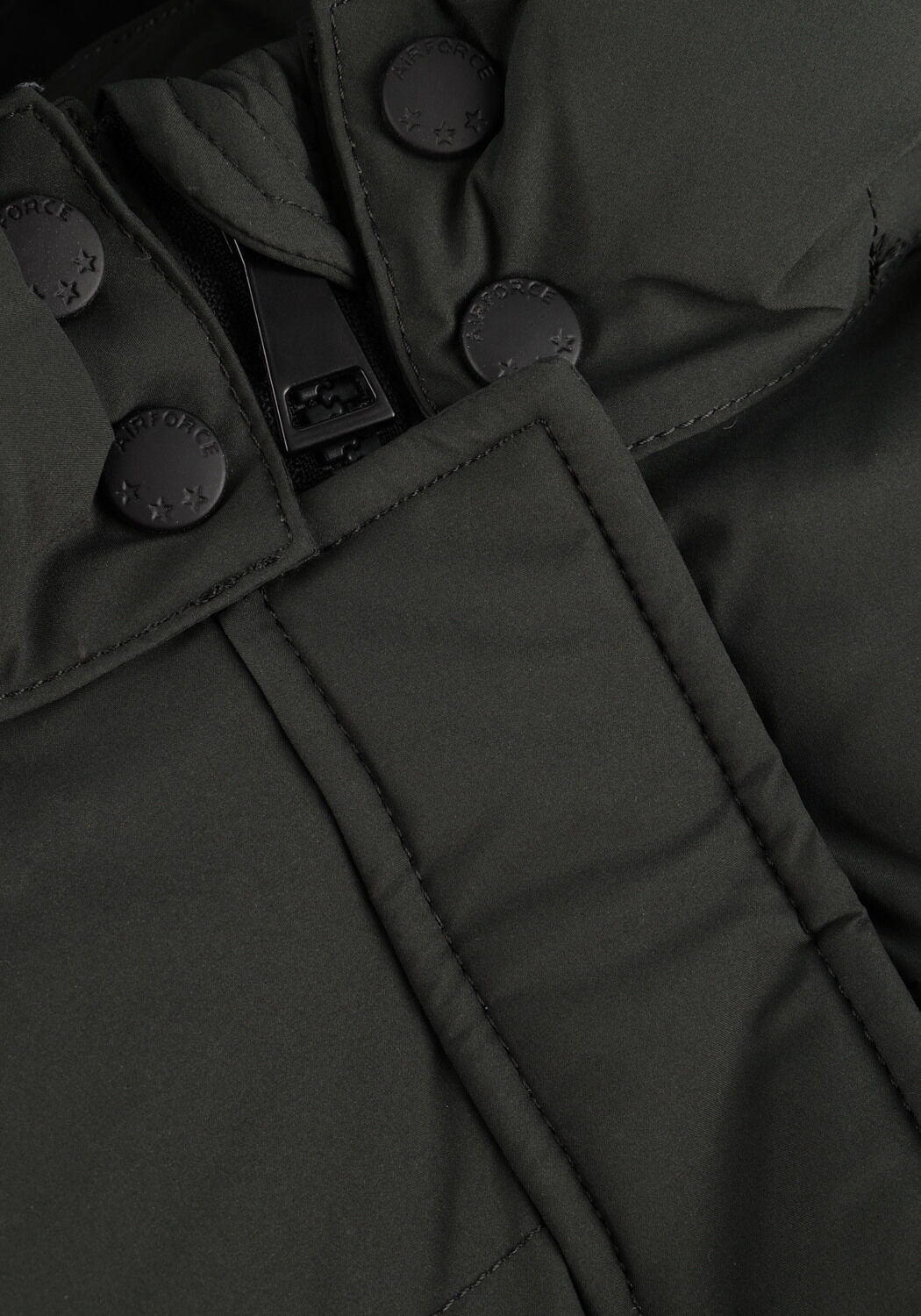 Zwarte AIRFORCE Gewatteerde jas FRG1089 - large