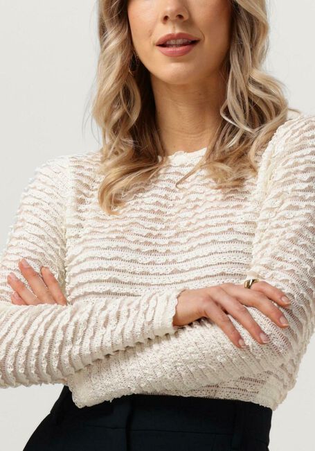 Witte CO'COUTURE T-shirt AMARA - large