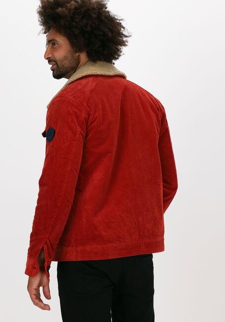 DSTREZZED Jack TRUCKER JACKET CORDUROY en rouge - large