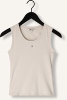 Ecru TOMMY JEANS Top TJW ESSENTIAL RIB TANK EXT Ecru TOMMY JEANS Top TJW ESSENTIAL RIB TANK EXT - medium
