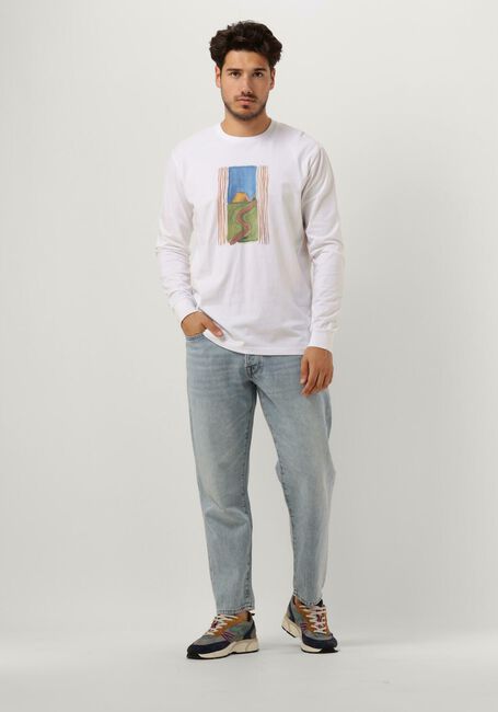 Witte FORÉT Polo / T-shirt REMOTE LONGSLEEVE Witte FORÉT Polo / T-shirt REMOTE LONGSLEEVE - large