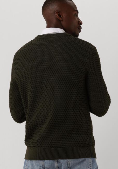 SELECTED HOMME Pull REMY LS KNIT ALL STU CREW NECK W CAMP Bleu foncé - large