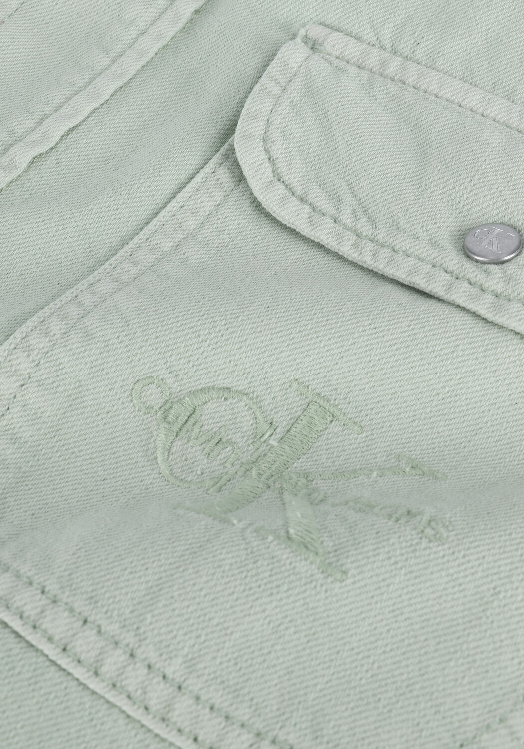 CALVIN KLEIN SHIRT JACKET Blouses Bleu clair - large