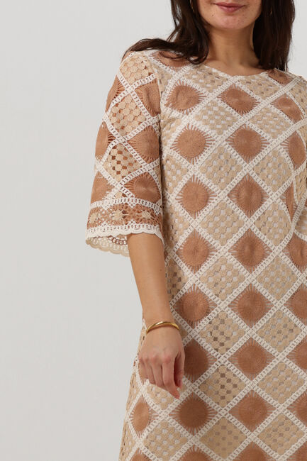 Beige ANA ALCAZAR Mini jurk 049510-3322 - large