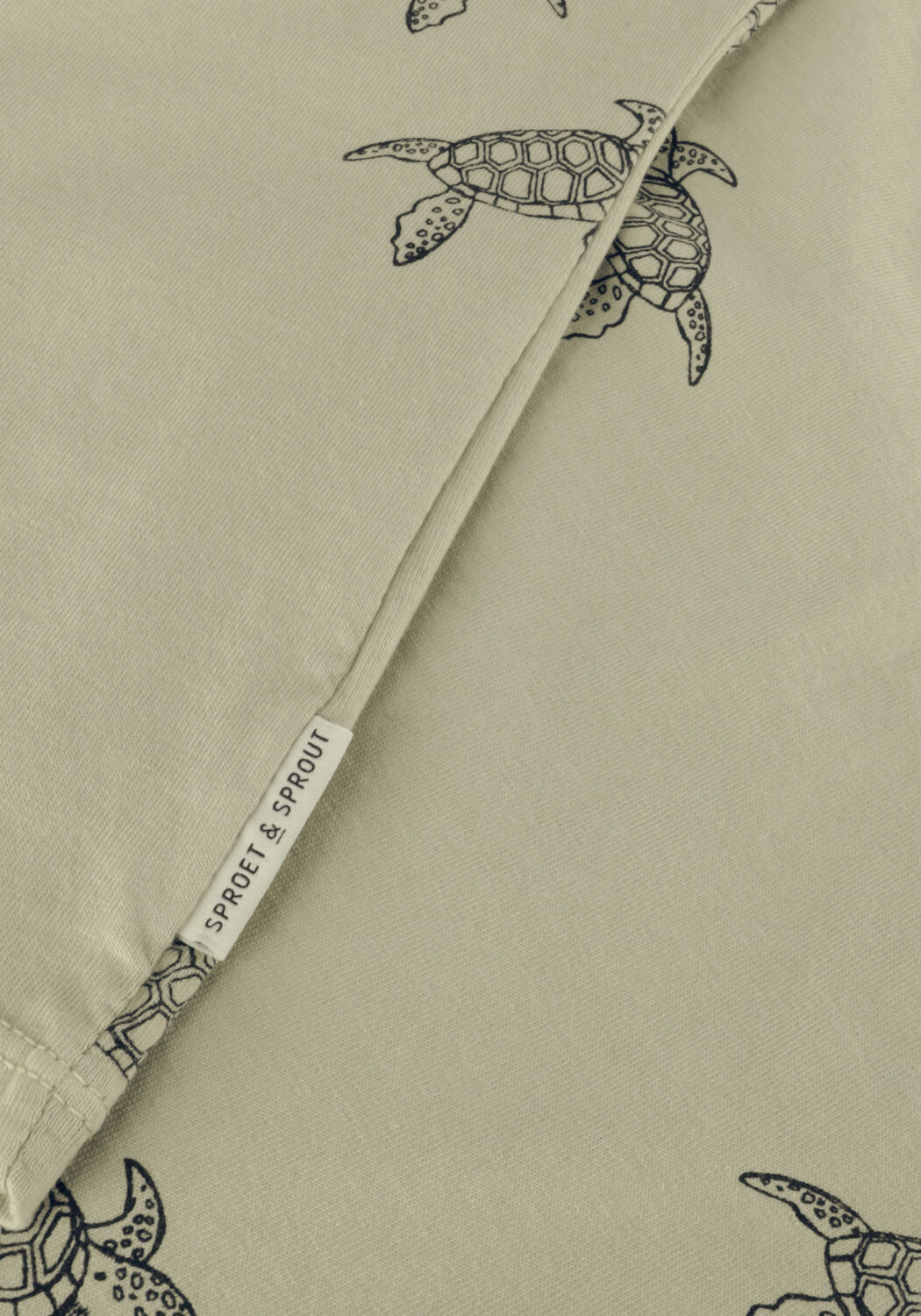 Sproet & Sprout T-shirt T-SHIRT WIDE TURTLE PRINT Menthe - large