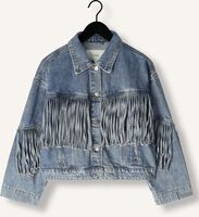 Y.A.S. Veste en jean YASAIKO LS DENIM FRINGE JACKET en bleu Y.A.S. Veste en jean YASAIKO LS DENIM FRINGE JACKET en bleu - medium