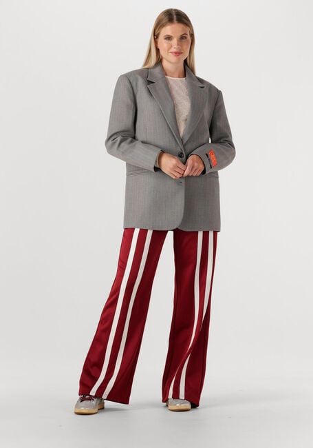 ALIX THE LABEL Pantalon large LADIES KNITTED TRAINING SWEAT PANTS Bordeaux - large