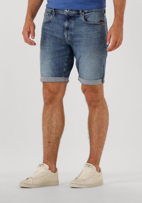 Blauwe G-STAR RAW Jeans 3301 SLIM SHORT - large