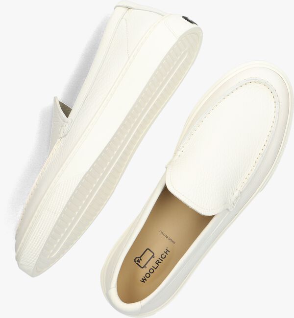 Witte WOOLRICH Loafers BOAT SLIP ON HEREN - large