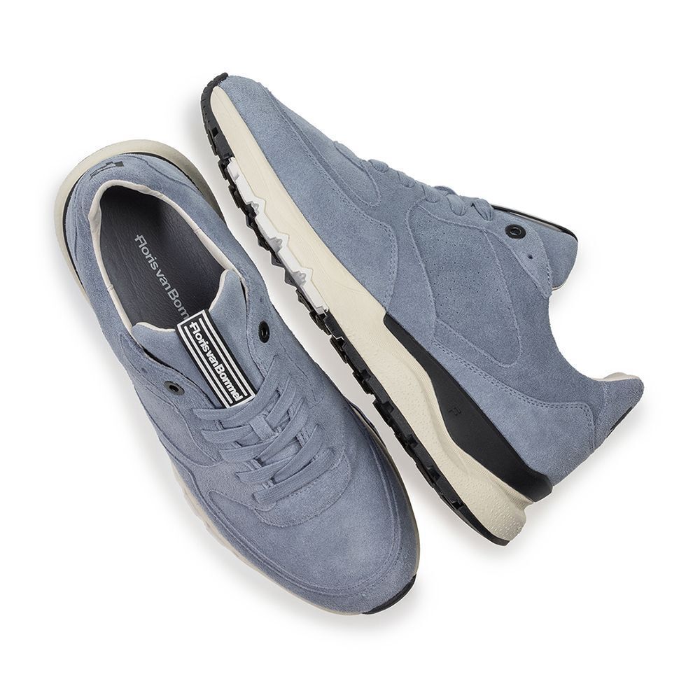 FLORIS VAN BOMMEL Baskets basses De Treener 07.03 en bleu - medium