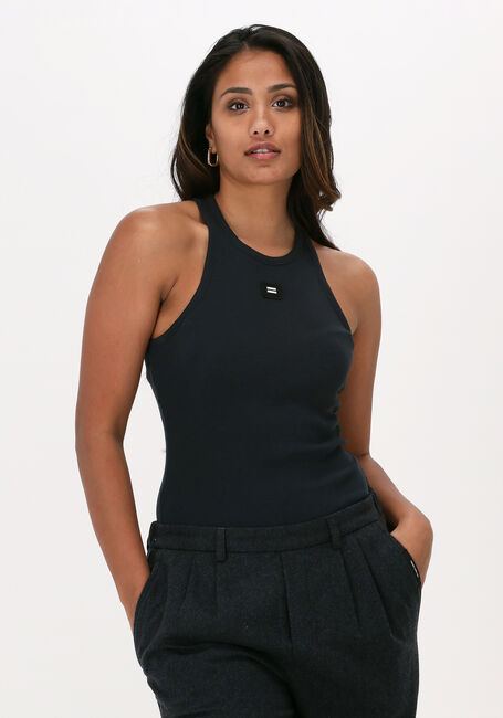 10DAYS Haut TANK TOP RIB en noir - large