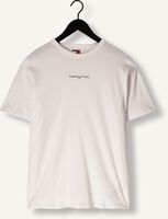 TOMMY JEANS T-shirt TJM RLX LINEAR LOGO TEE en blanc TOMMY JEANS T-shirt TJM RLX LINEAR LOGO TEE en blanc - medium