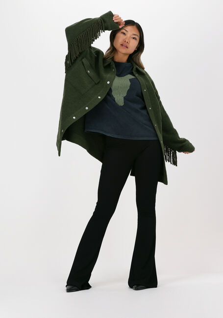 Zwarte ALIX THE LABEL T-shirt BOXY BULL TSHIRT - large