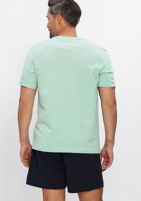 TOMMY HILFIGER T-shirt BRAND LOVE LOCKUP TEE Menthe - large