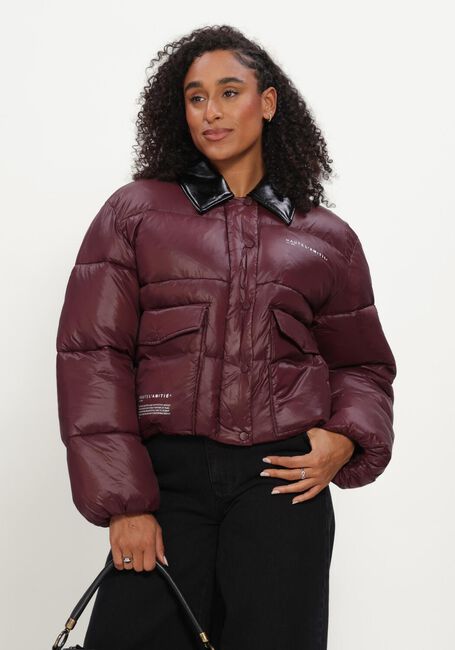 HAUTE L'AMITI&Eacute; CLIMB CROP POCKET JACKET Vestes en rouge - large