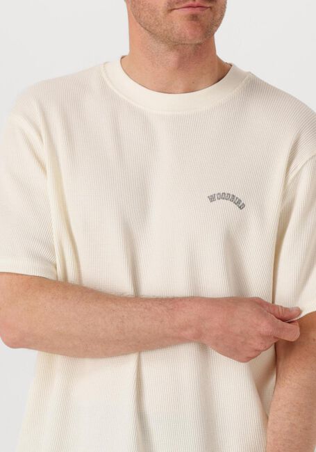 WOODBIRD T-shirt WBBAINE WAFFEL TEE Blanc - large