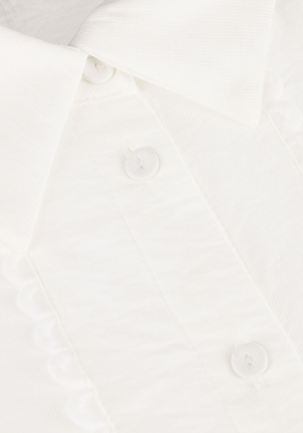 JANSEN AMSTERDAM INDI BLOUSE FS 793 LONG SLEEVE LACE TAPE Blouses en blanc - large