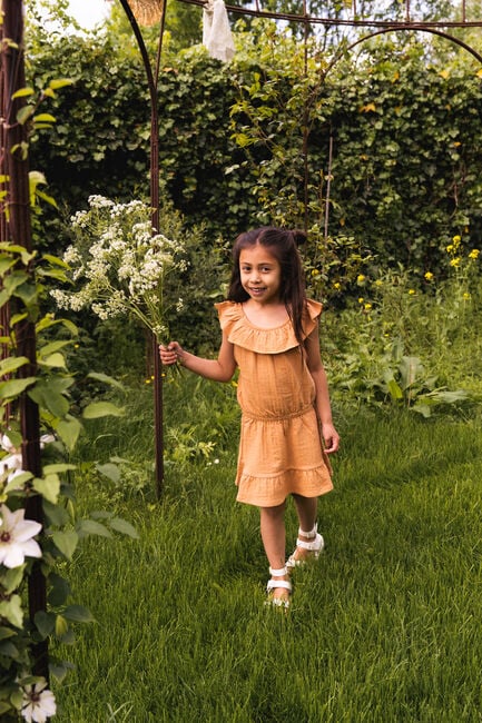 KOKO NOKO Mini robe R50913 en camel - large