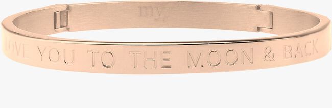 MY JEWELLERY Bracelet LOVE YOU TO THE MOON AND en or - large
