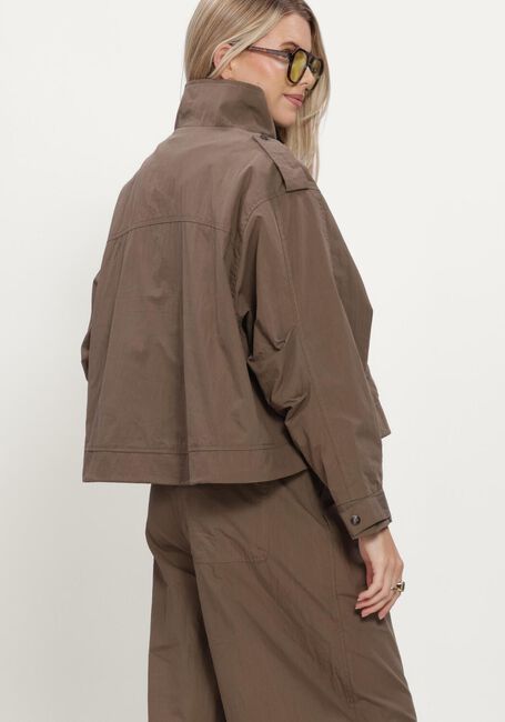 CO'COUTURE Jack ALINACC DOUBLE FUNNEL NECK JACKET en marron - large