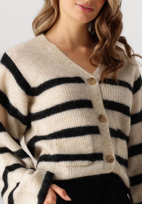 SECOND FEMALE Gilet OVALIS KNIT WIDE SLEEVE CARDIGAN Sable - large