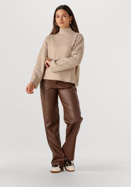 MINUS Pull LUPI HIGH NECK PULLOVER en beige - large