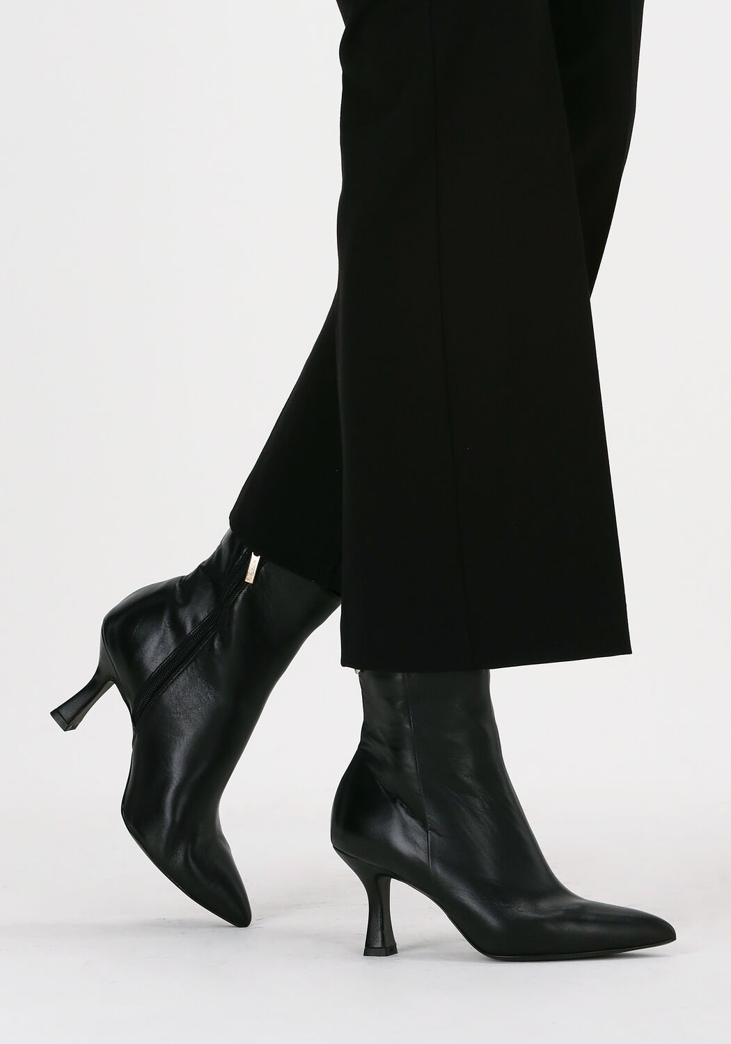 Zwarte NOTRE-V Enkellaarsjes 8739 - large