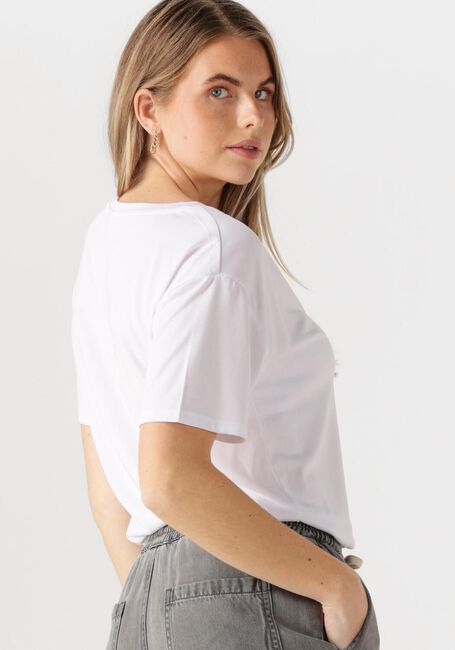 OBJECT T-shirt OBJANNIE RE S/S V-NECK TOP en blanc - large