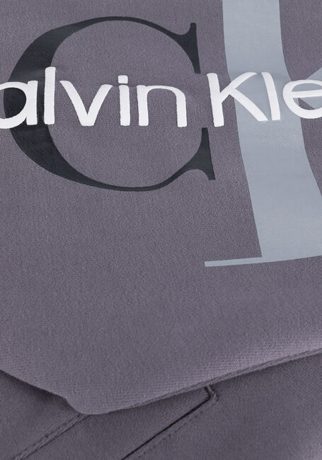 CALVIN KLEIN Pantalon de jogging TWO TONE MONOGRAM JOG PANT en gris - large