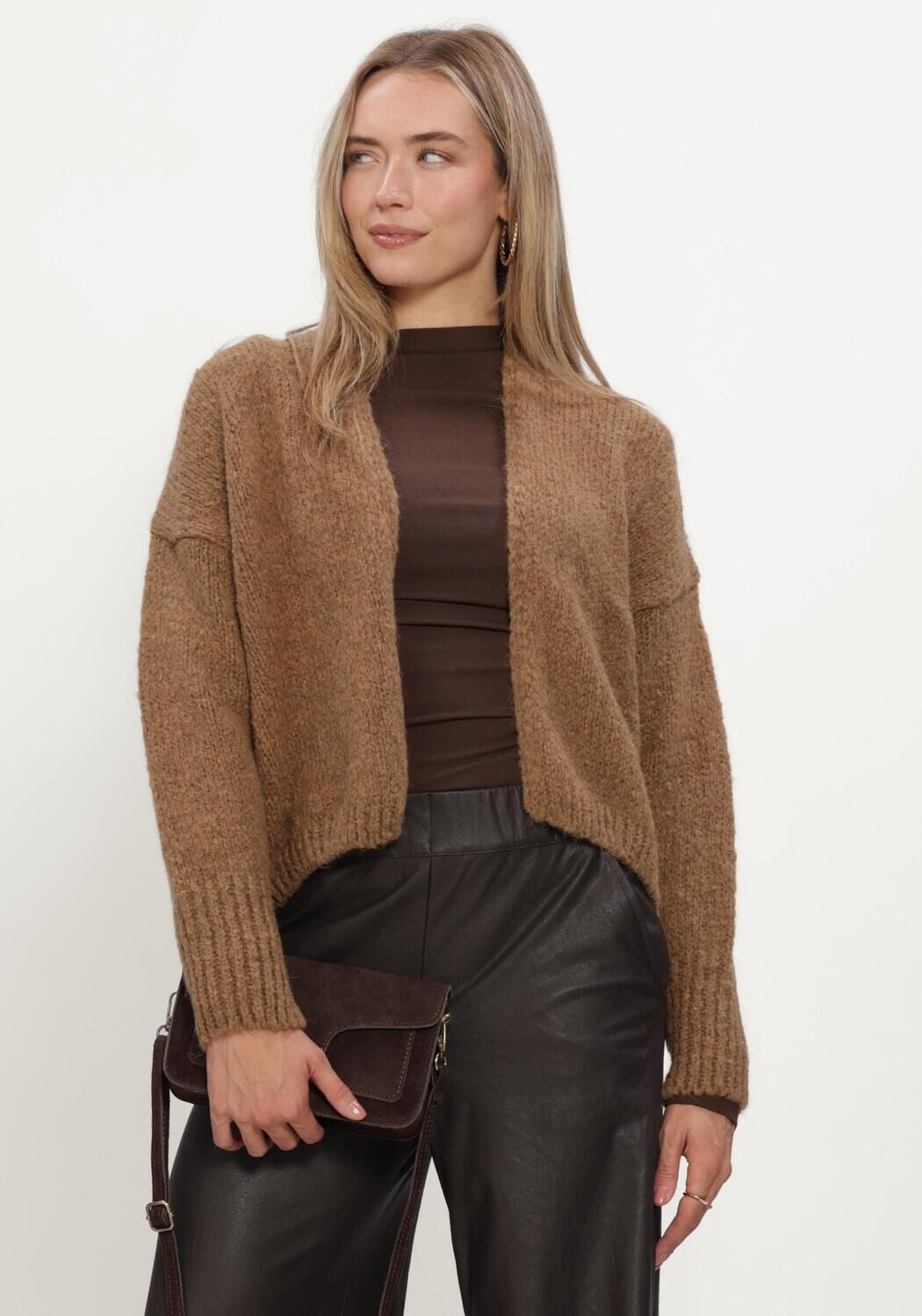 Bruine KNIT-TED Vest BECKY CARDIGAN - large