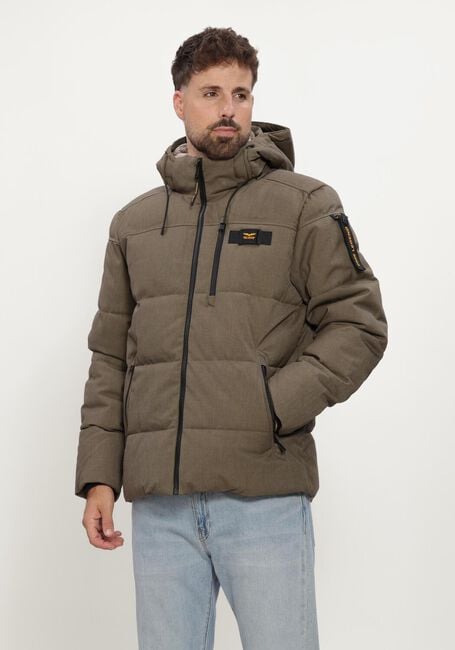 PME LEGEND Veste matelass&eacute; SEMI LONG JACKET YETCRAFT en vert - large