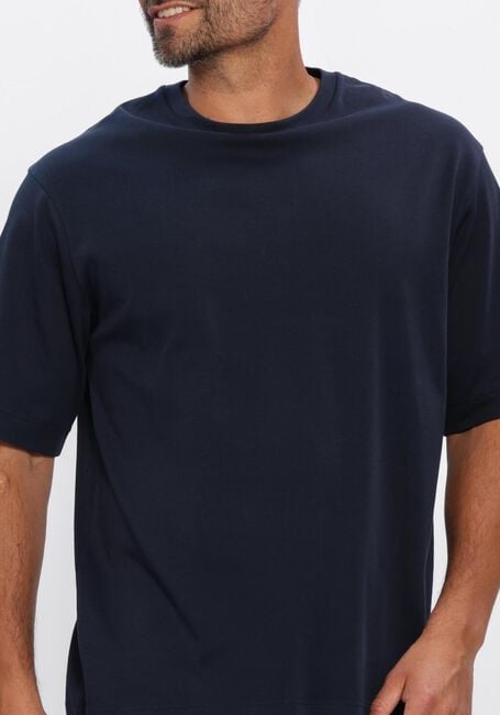 Donkerblauwe PROFUOMO T-shirt T-SHIRT CREW NECK HEAVY COTTON - large