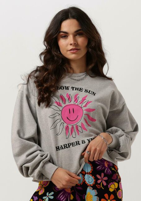 HARPER & YVE Chandail SMILEY-SW en gris - large